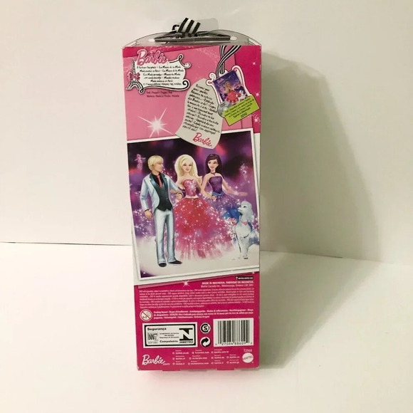 2009 Barbie A Fashion Fairytale Ken Doll in Grey suit Blemished Nose Damaged Box - Picture 4 of 16